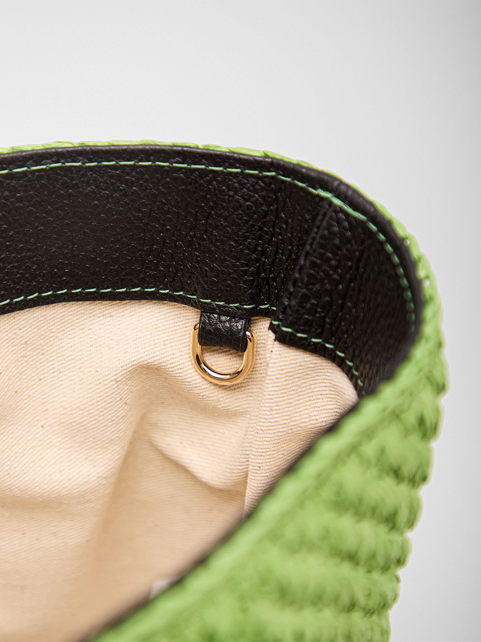 Maddalena Rafia Grande Apple Green