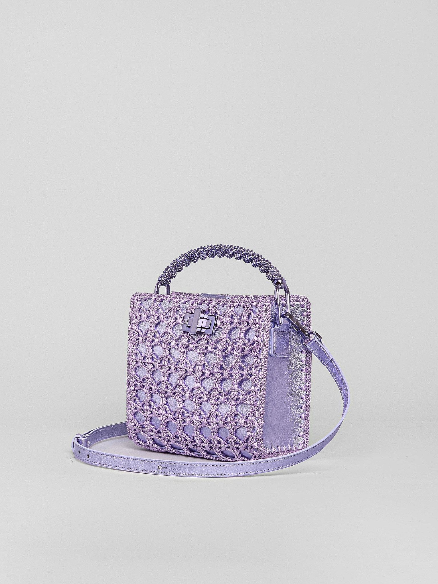 Sylvia Piccola Crochet Limited Edition Metallic Pervinca