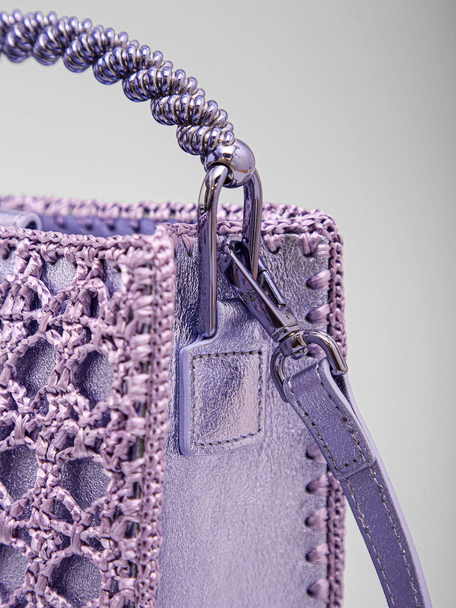 Sylvia Piccola Crochet Limited Edition Metallic Pervinca