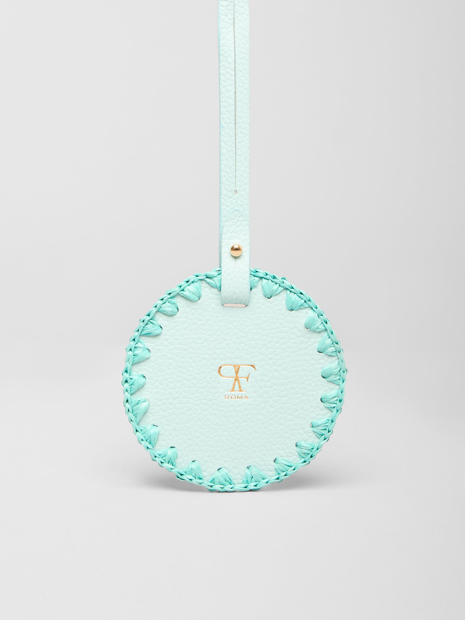 Charm for Bags Mirror Aquamarine