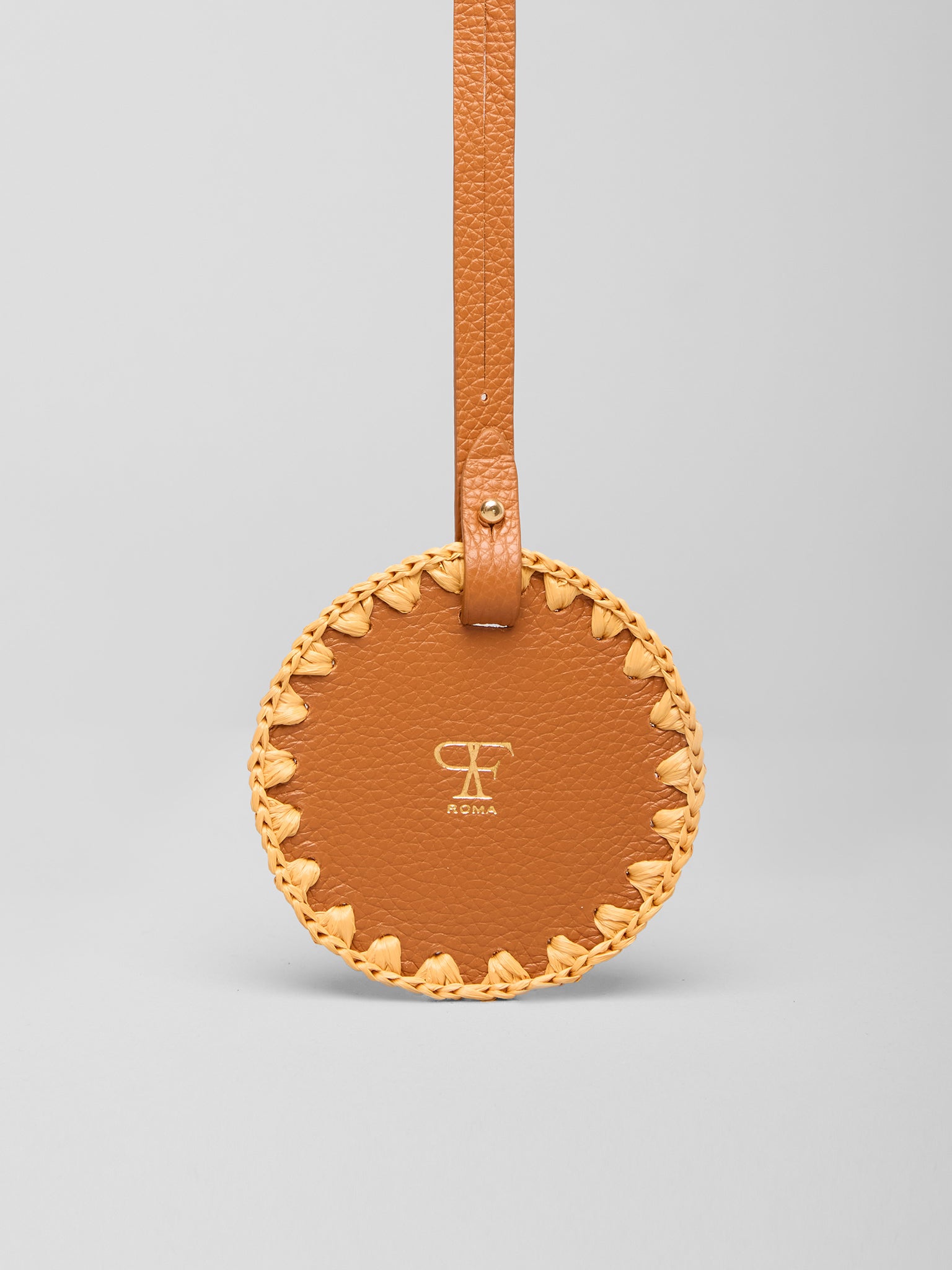 Charm for Bags Mirror Yellow / Camel