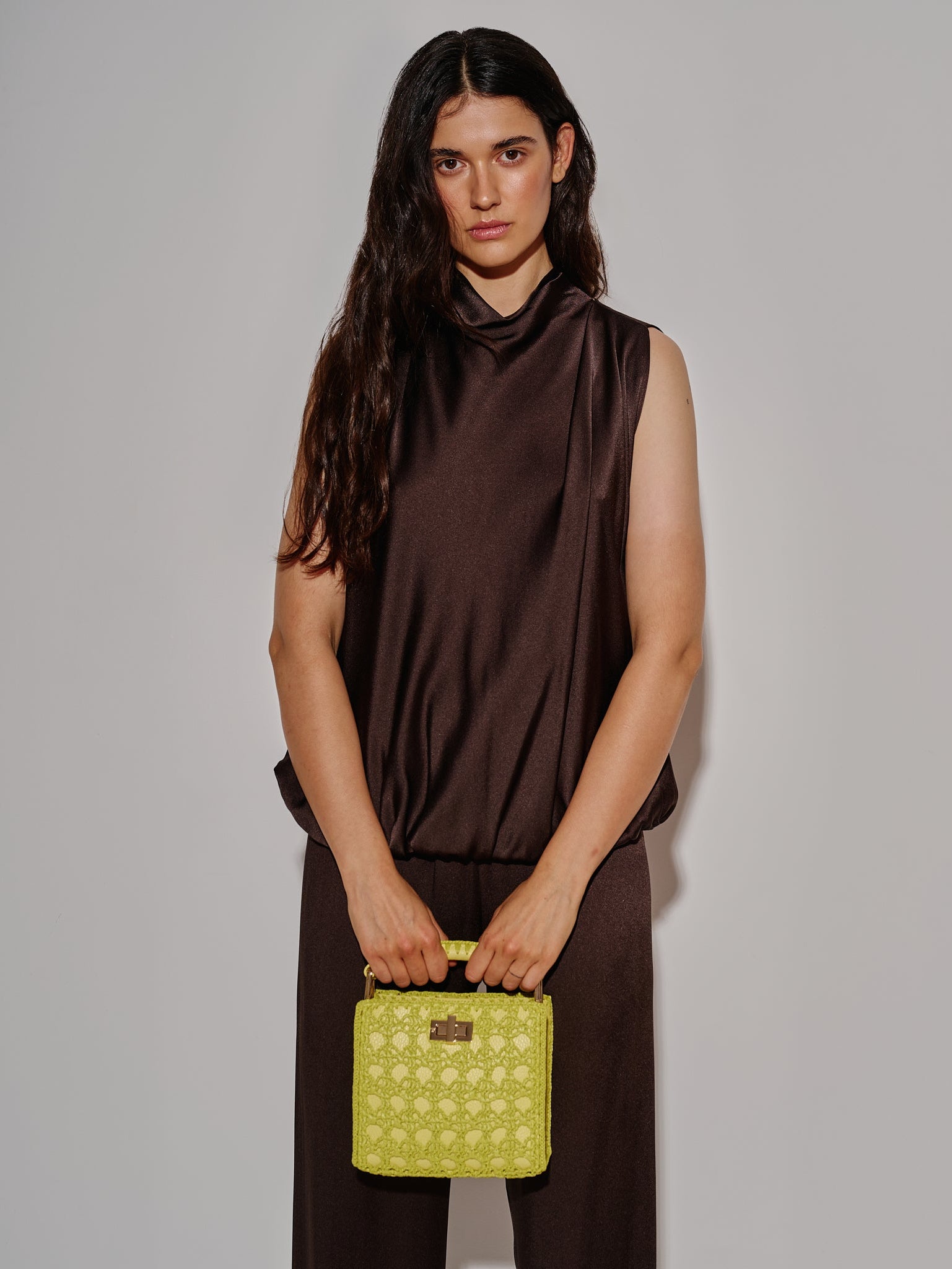 Sylvia Piccola Crochet Limited Edition Acid Yellow
