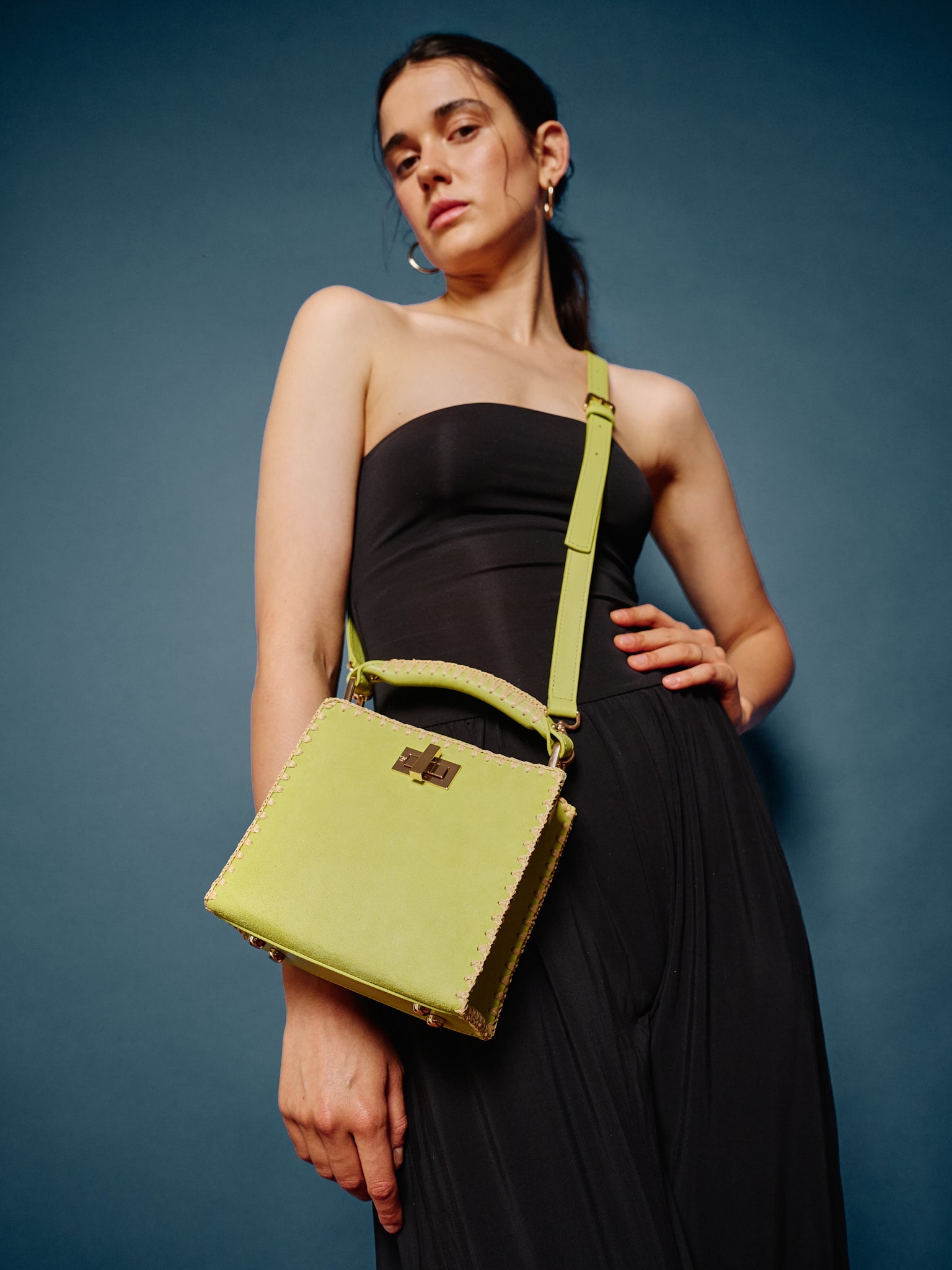 Sylvia Piccola FG Suede Verde Lime