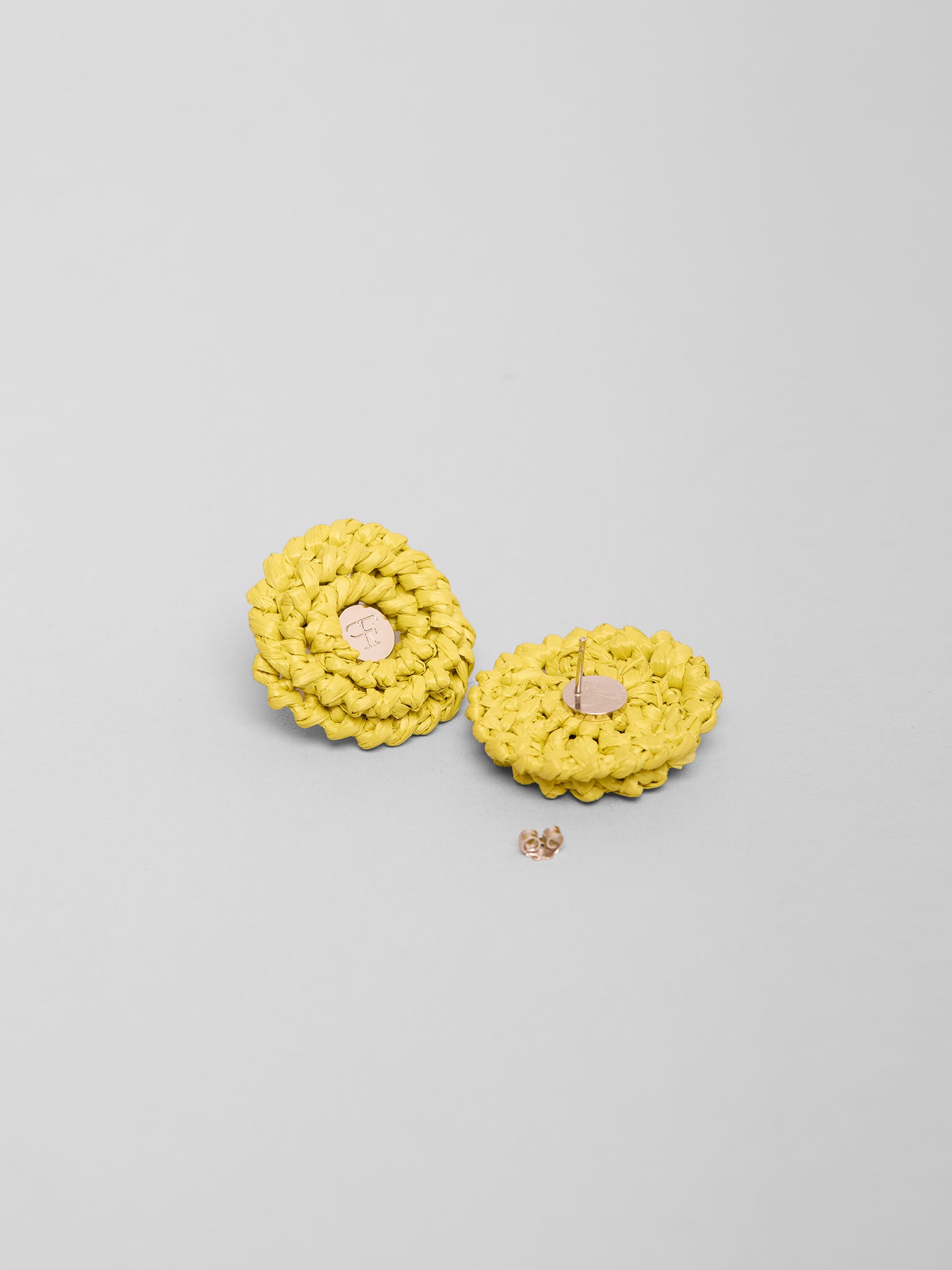 Earrings Fiore Acid Yellow