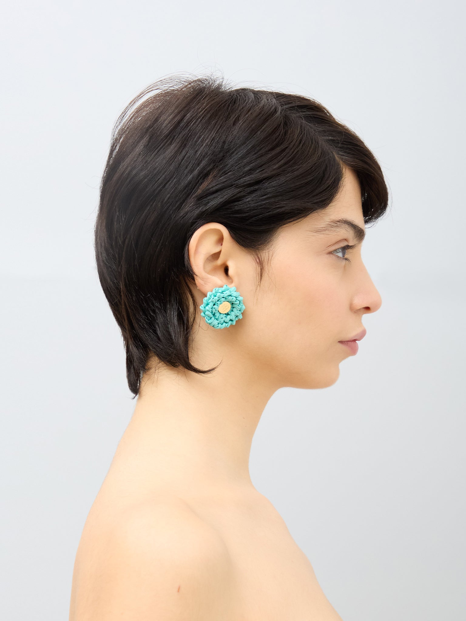 Earrings Fiore Aqua