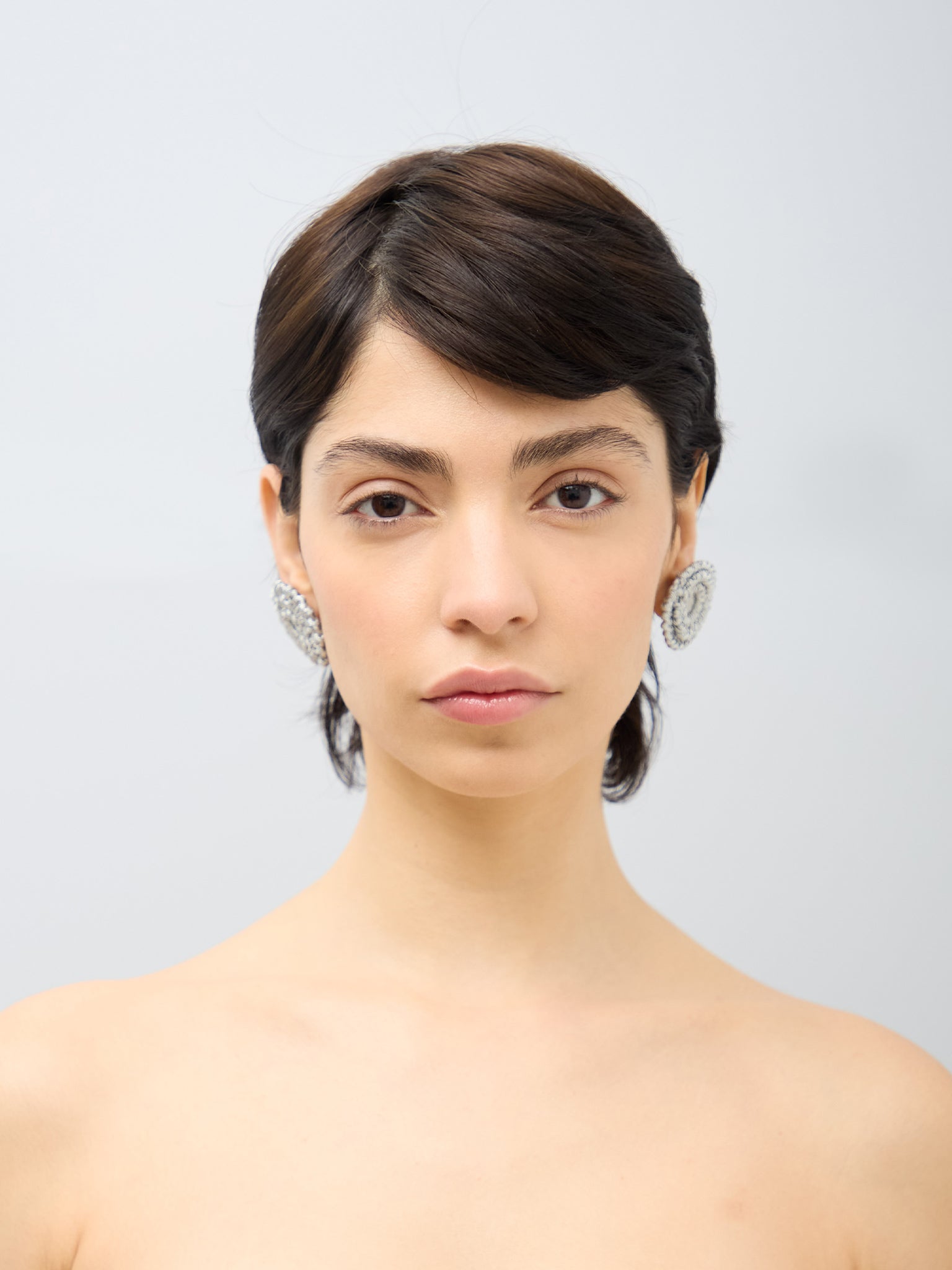 Earrings Fiore Silver