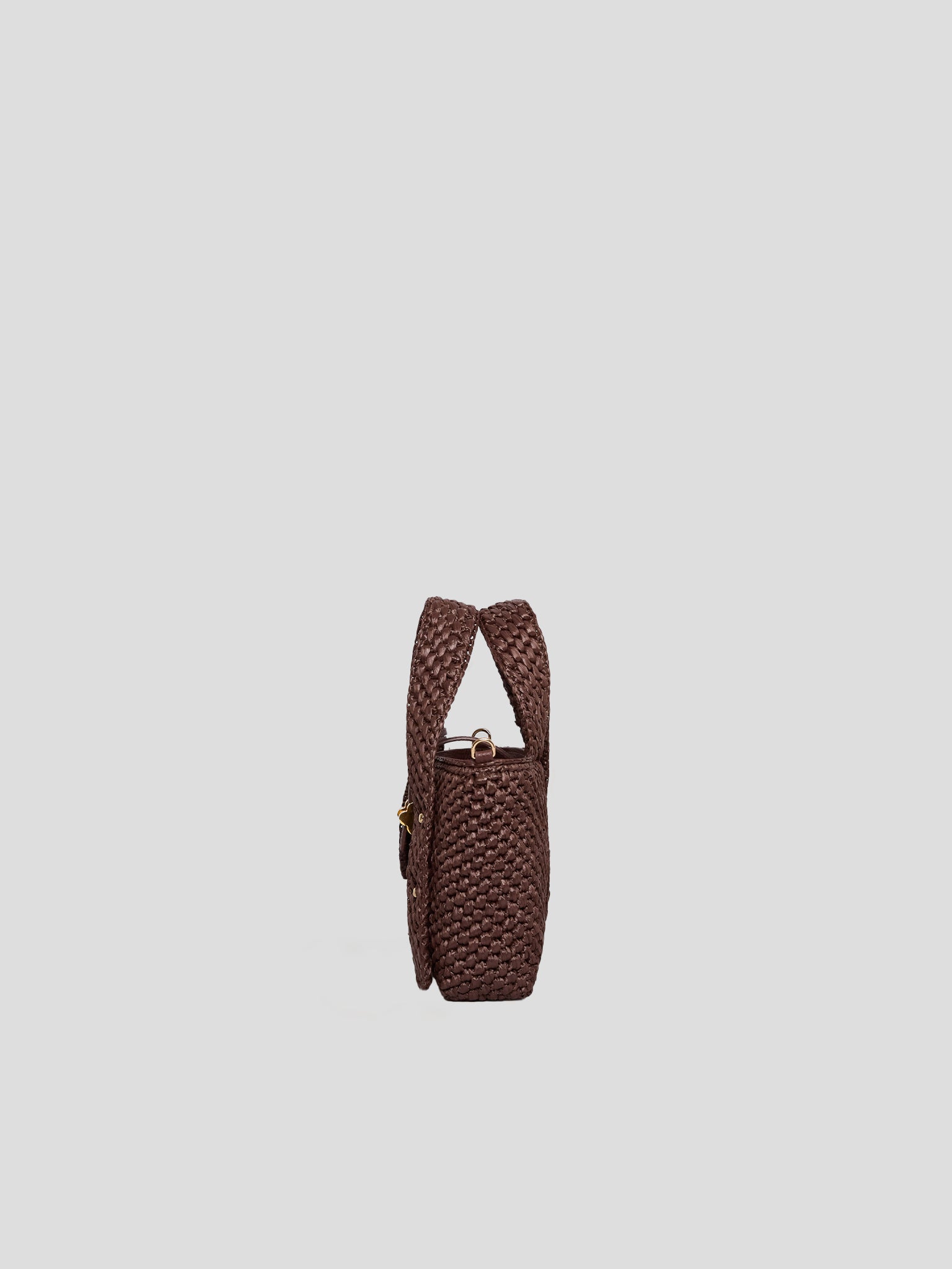 Maddalena Raffia Small Chocolate