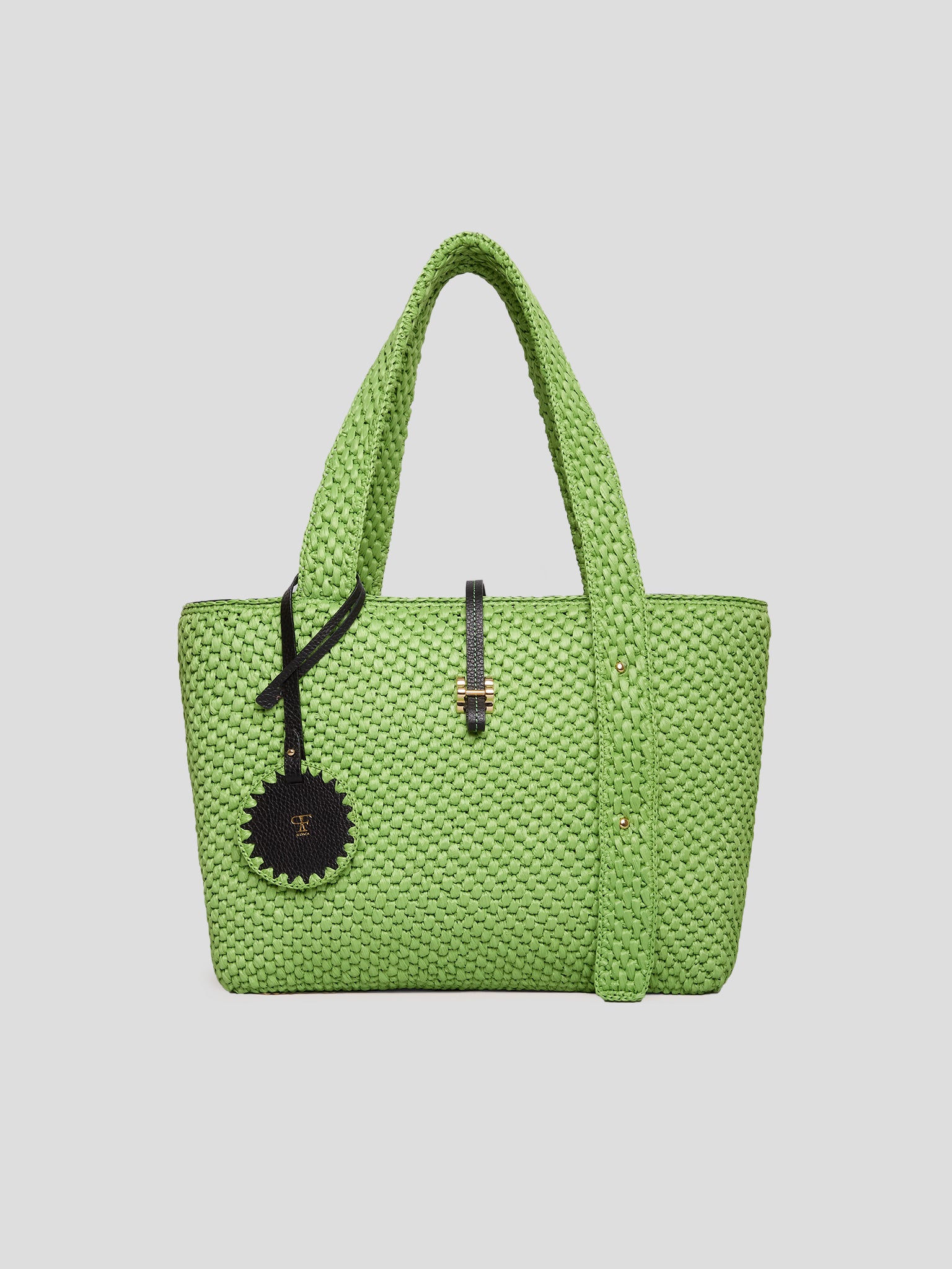 Maddalena Rafia Grande Apple Green