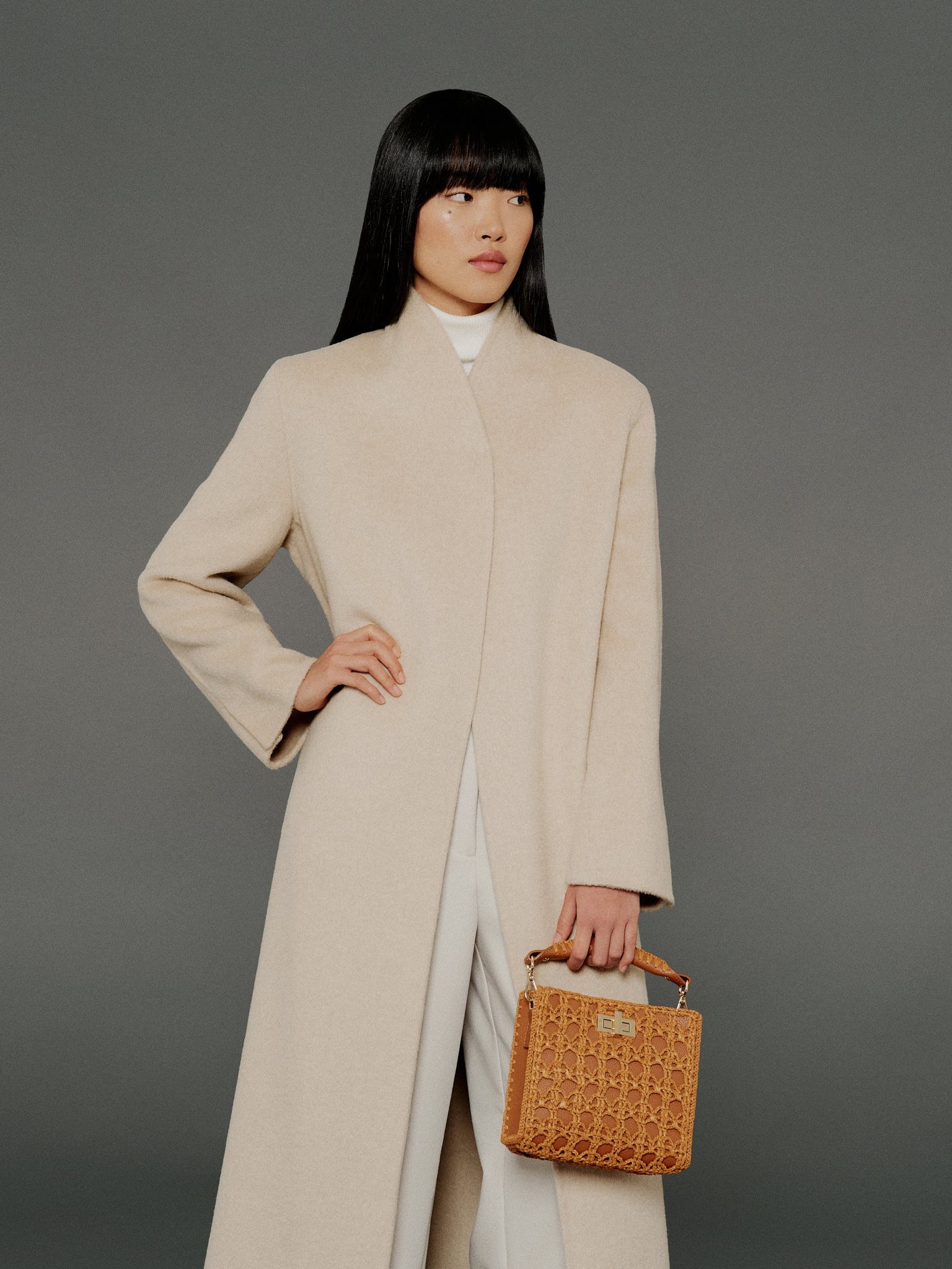 Sylvia Small Crochet Limited Edition Camel