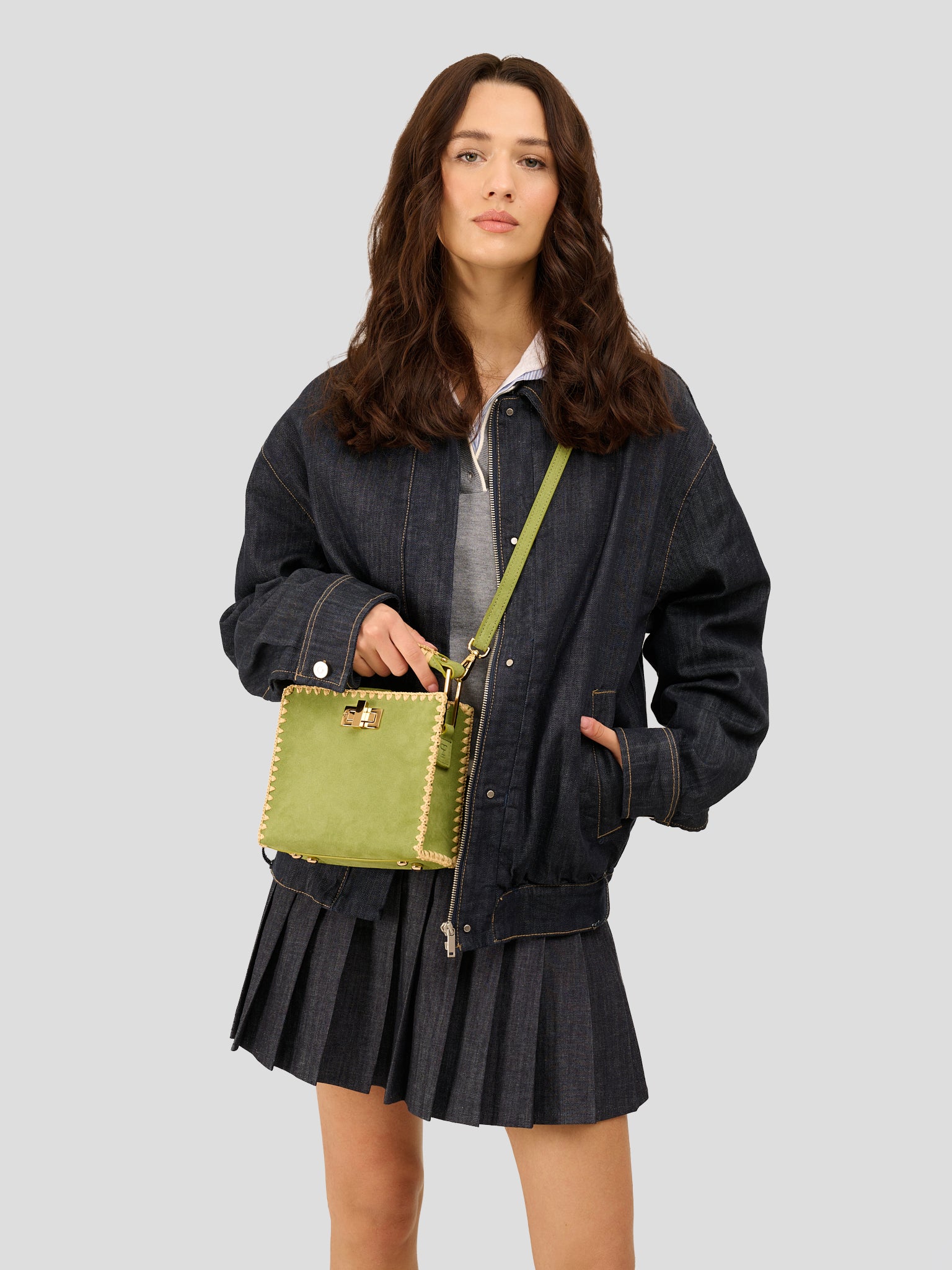 Sylvia Piccola Suede FG Cactus