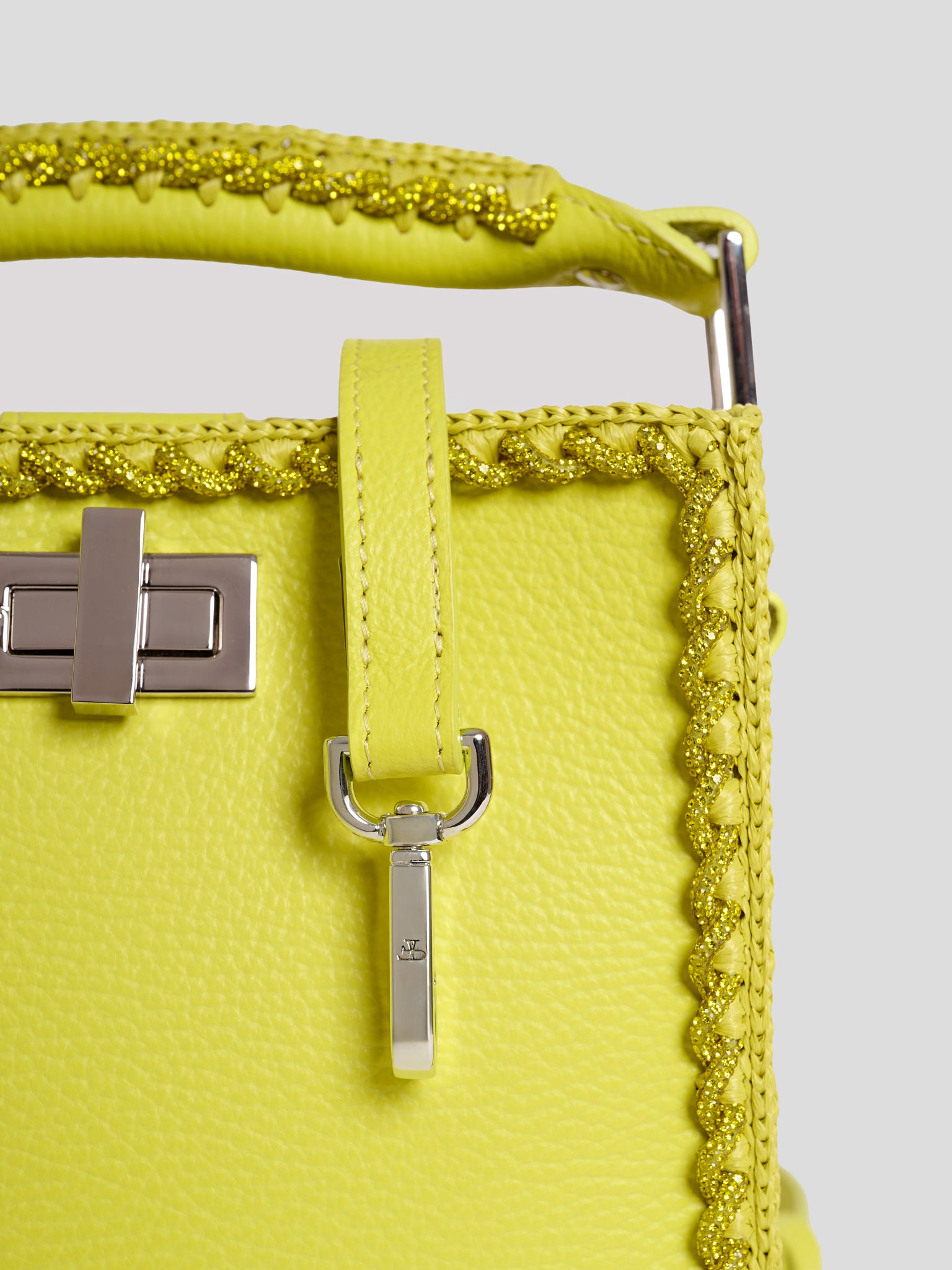 Sylvia Small Crystal Acid Yellow Limited Edition