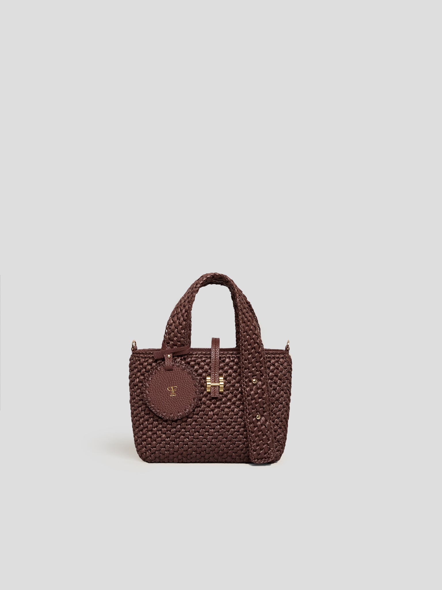 Maddalena Raffia Small Chocolate