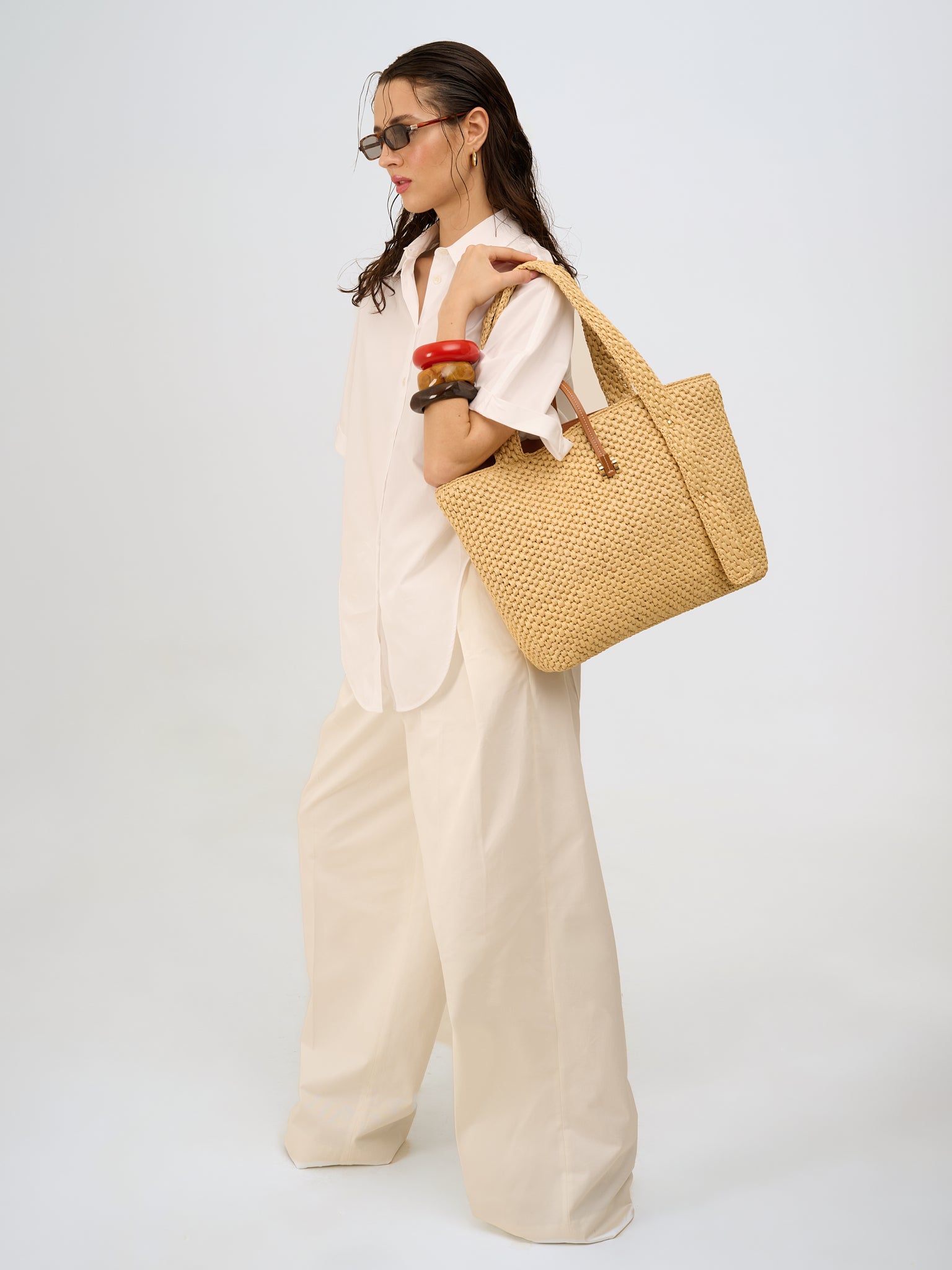 Maddalena Rafia Large Straw