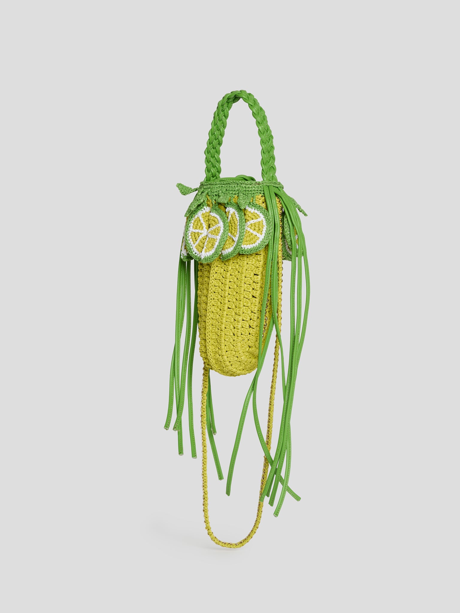 Lime Bucket Bag Giallo Acido