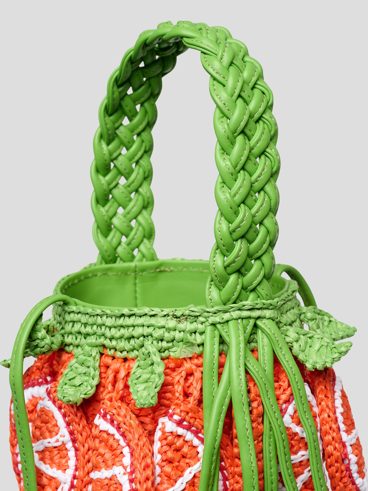 Orange Bucket Bag Arancione