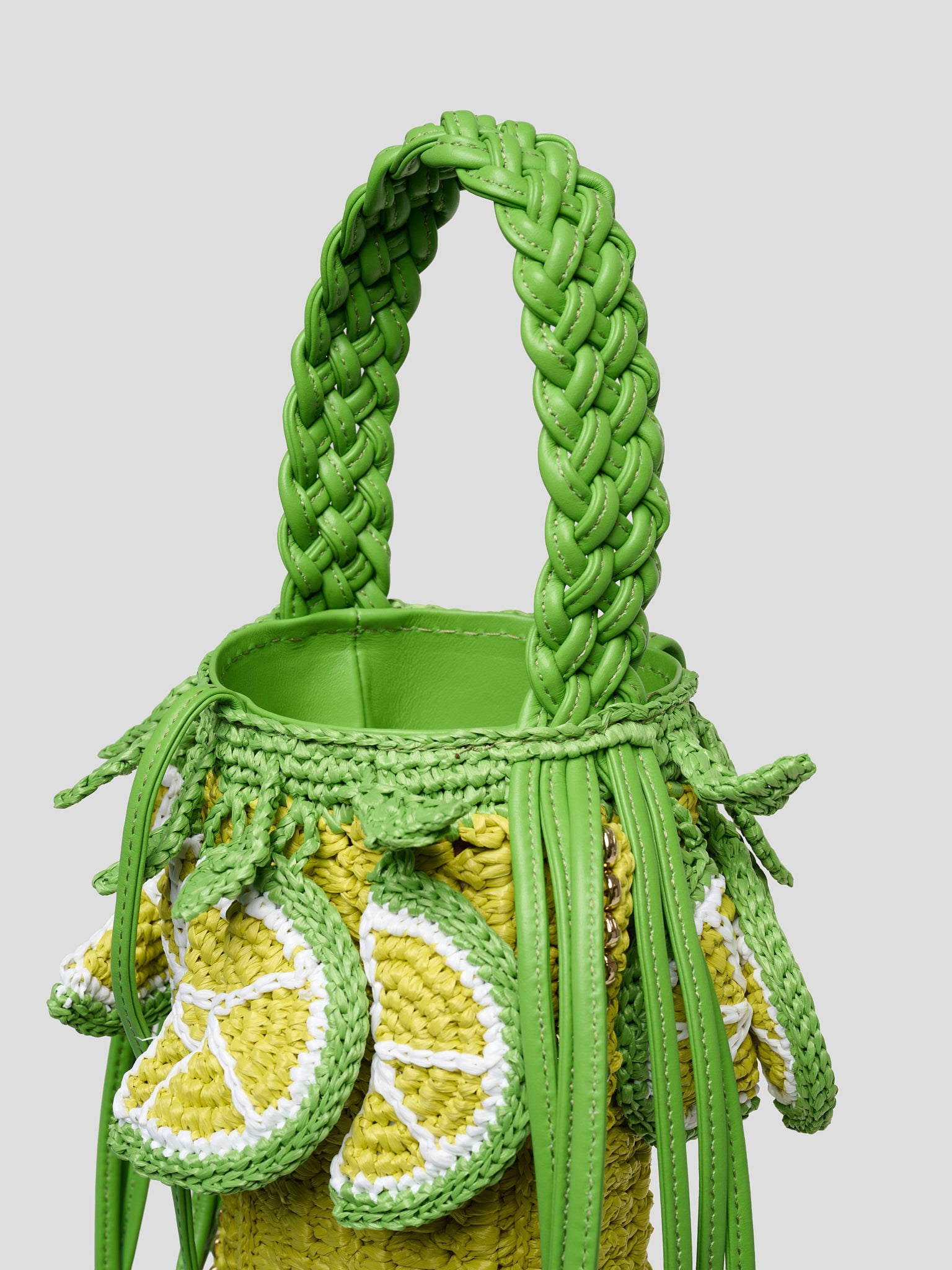Lime Bucket Bag Giallo Acido