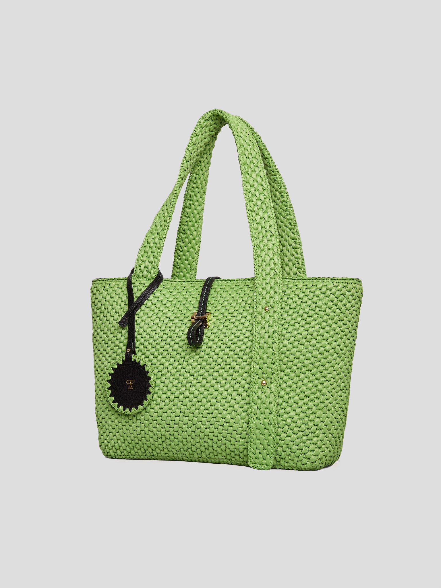 Maddalena Rafia Grande Apple Green