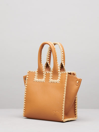 Borsa A Mano DOT Laura - PVC Con Tracolla Removibile 19x19x5,5 Cm