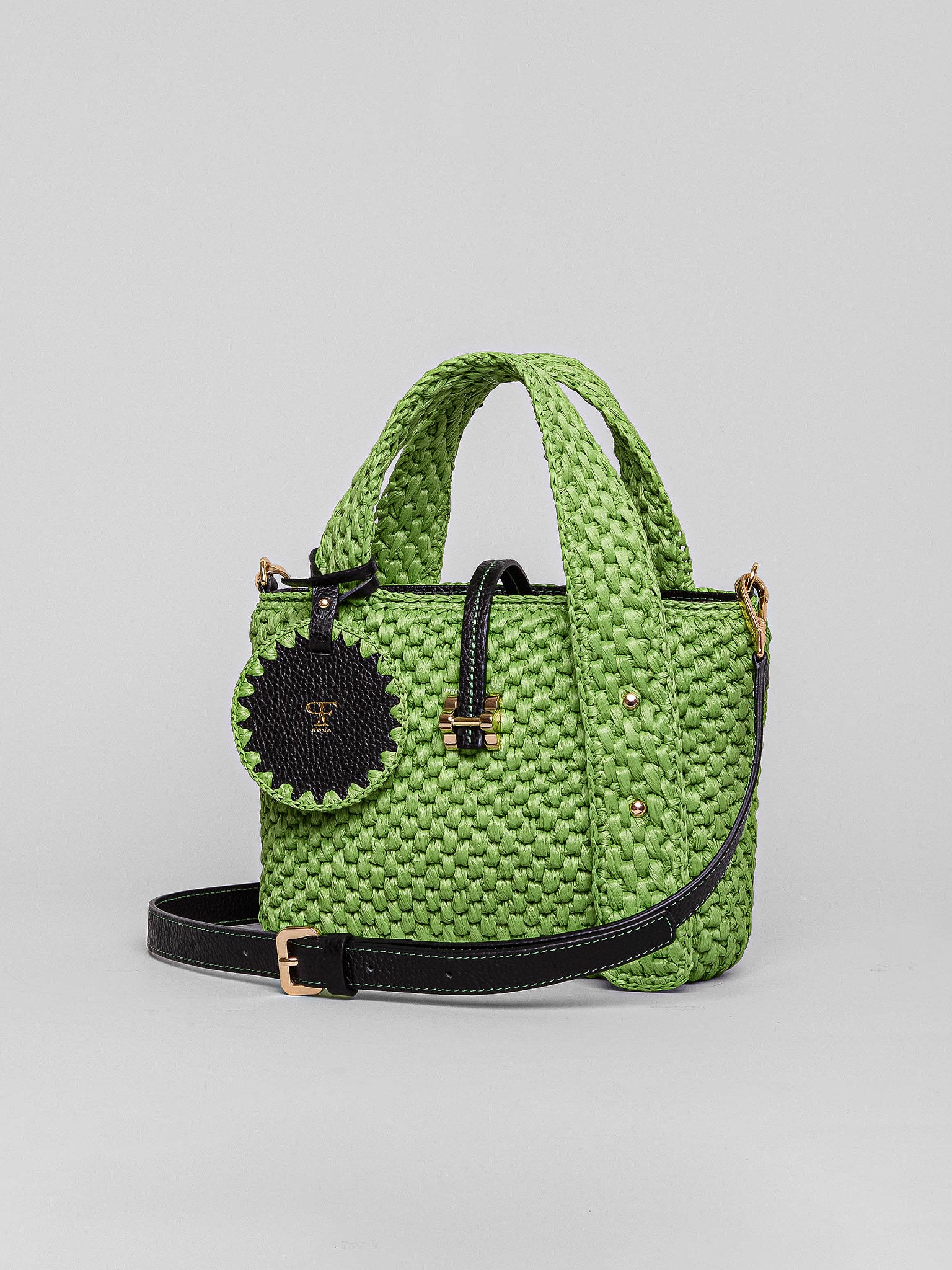 Maddalena Rafia Piccola Apple Green