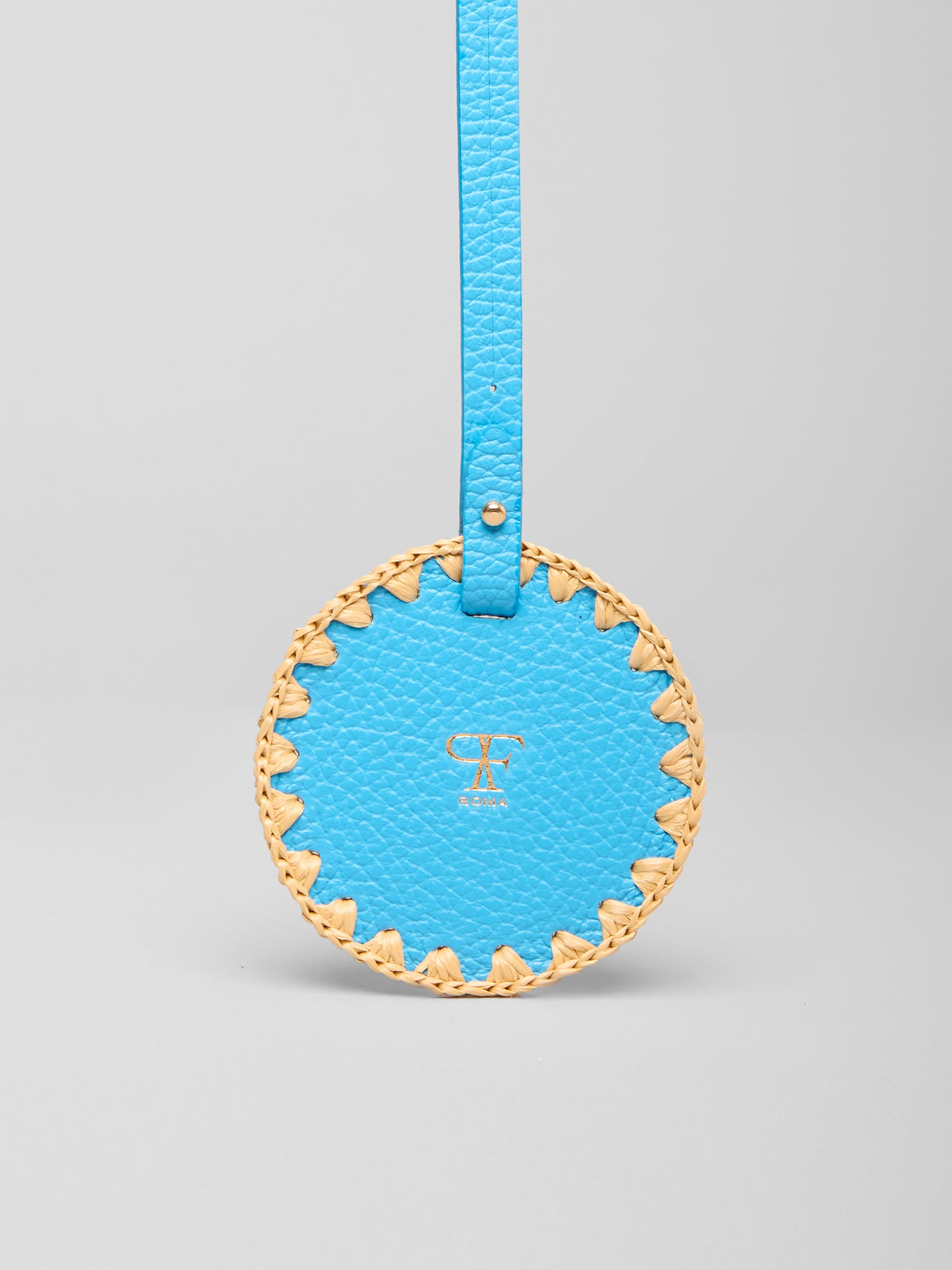 Charm per Borse Specchio Paglia / Turquoise