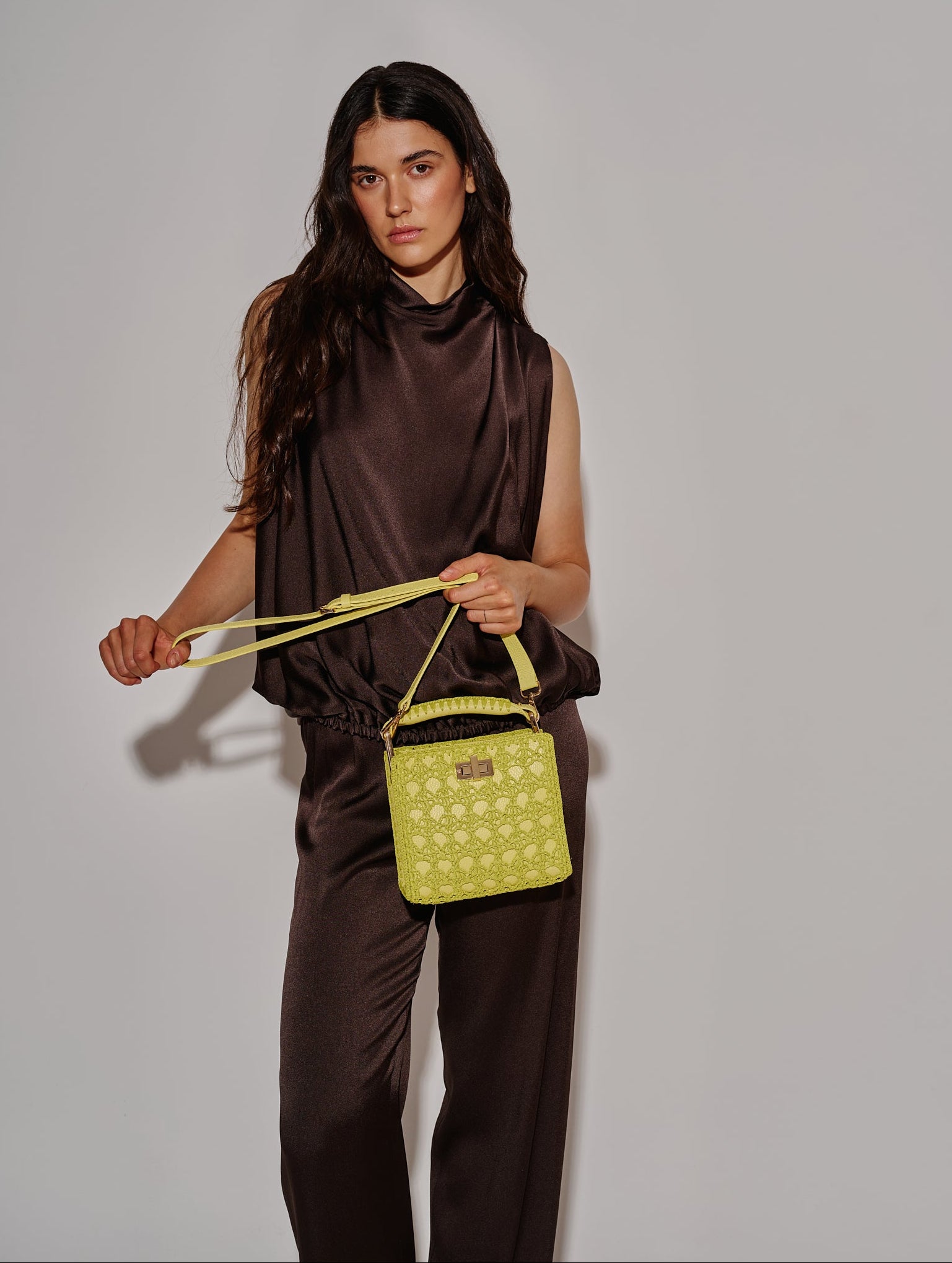 Sylvia Piccola Crochet Limited Edition Acid Yellow