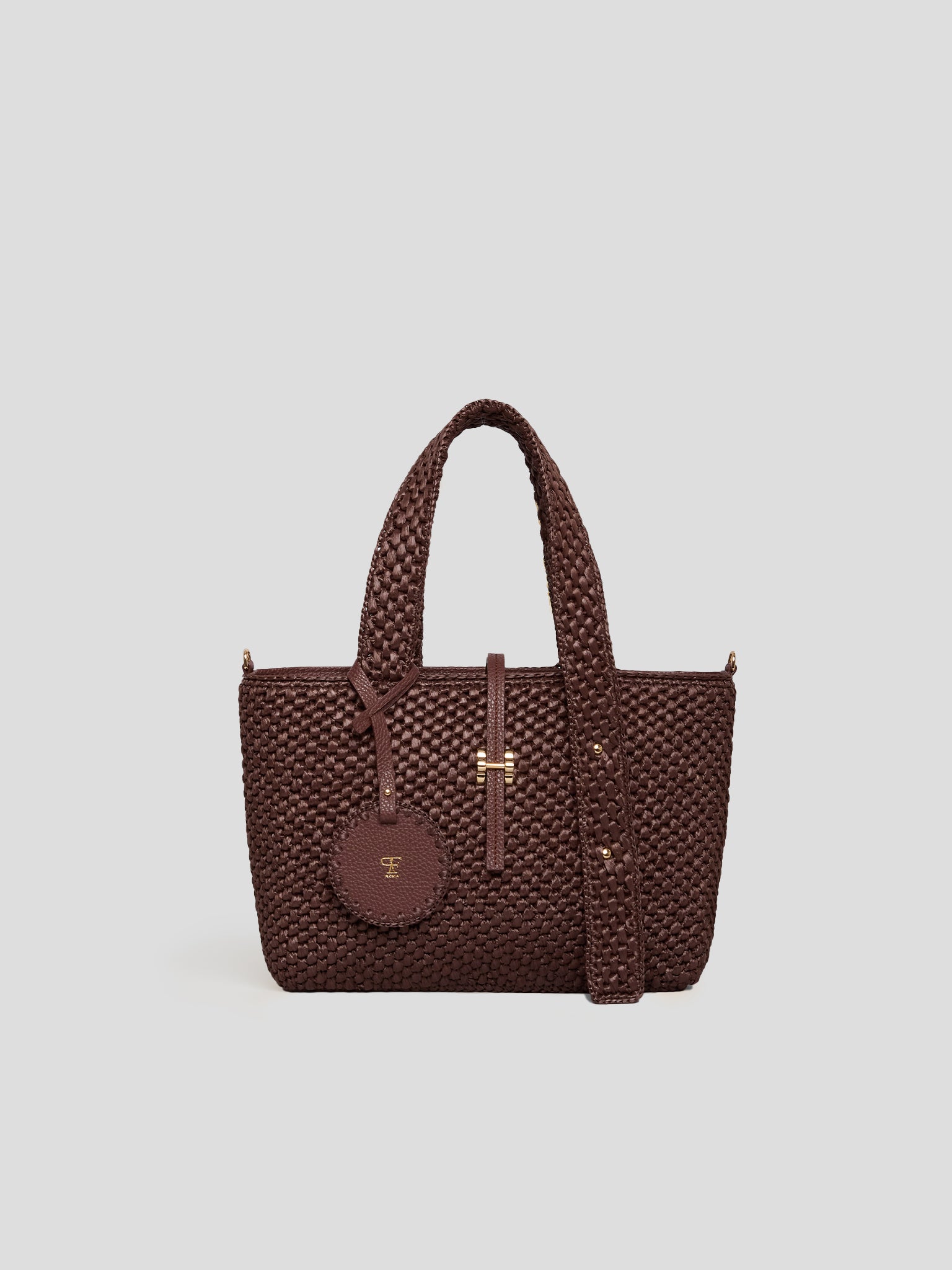 Maddalena Raffia Medium Chocolate