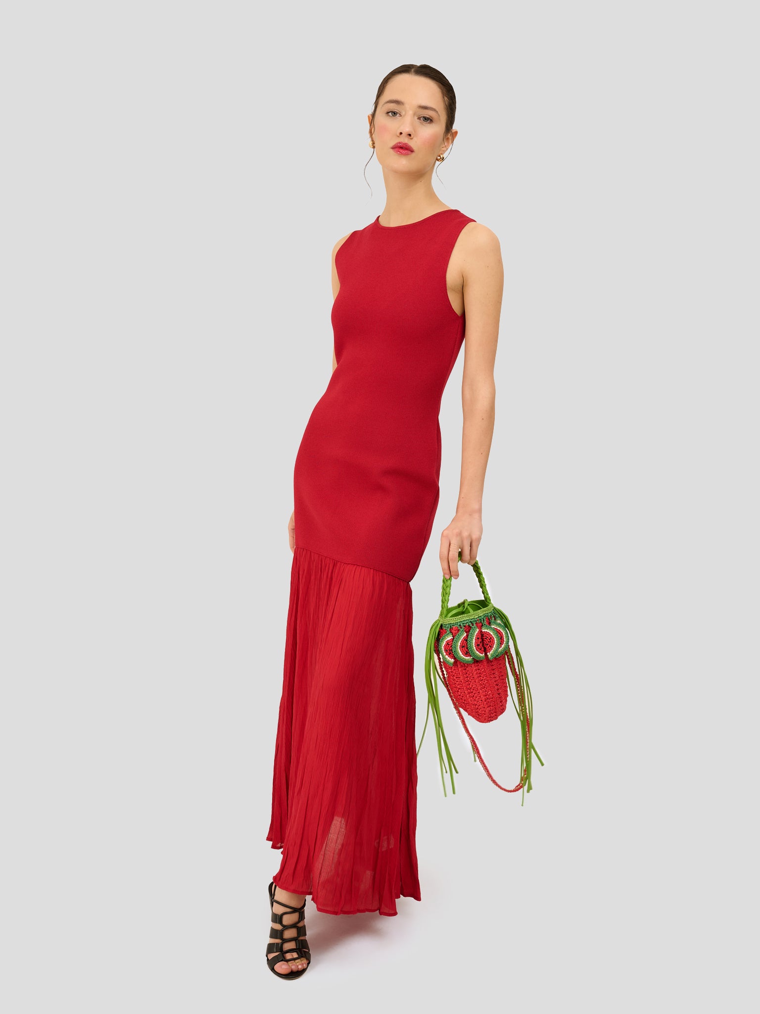 Watermelon Bucket Bag Rosso