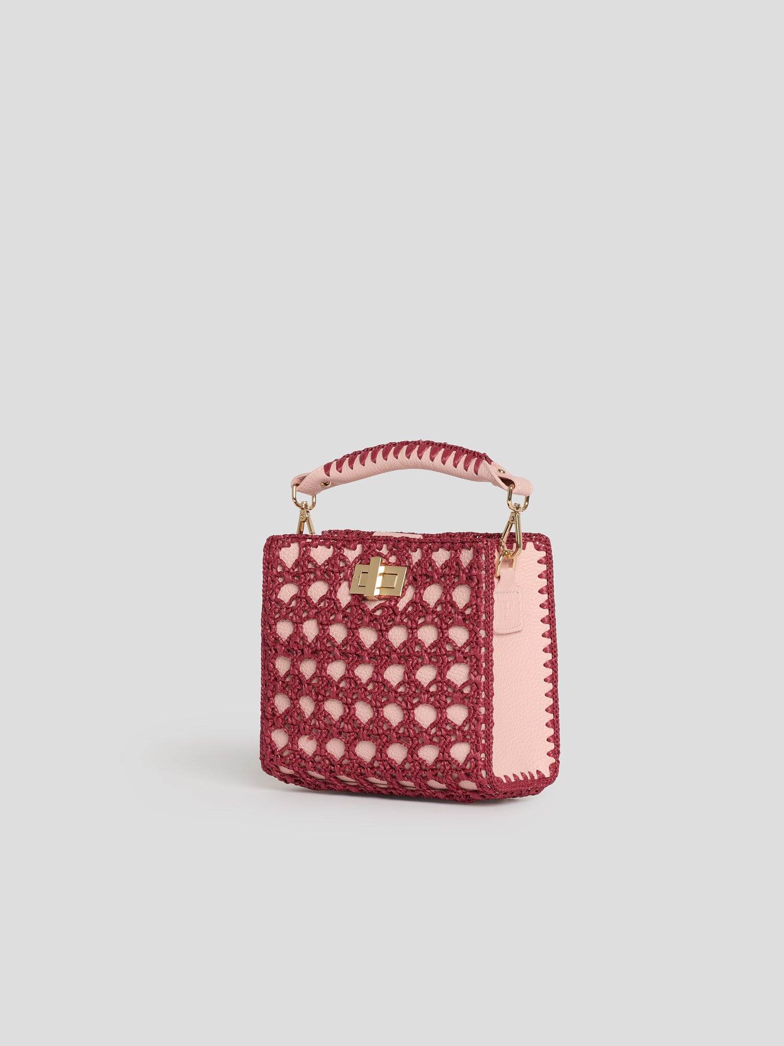 Sylvia Crochet Limited Edition Pink/Bordeaux
