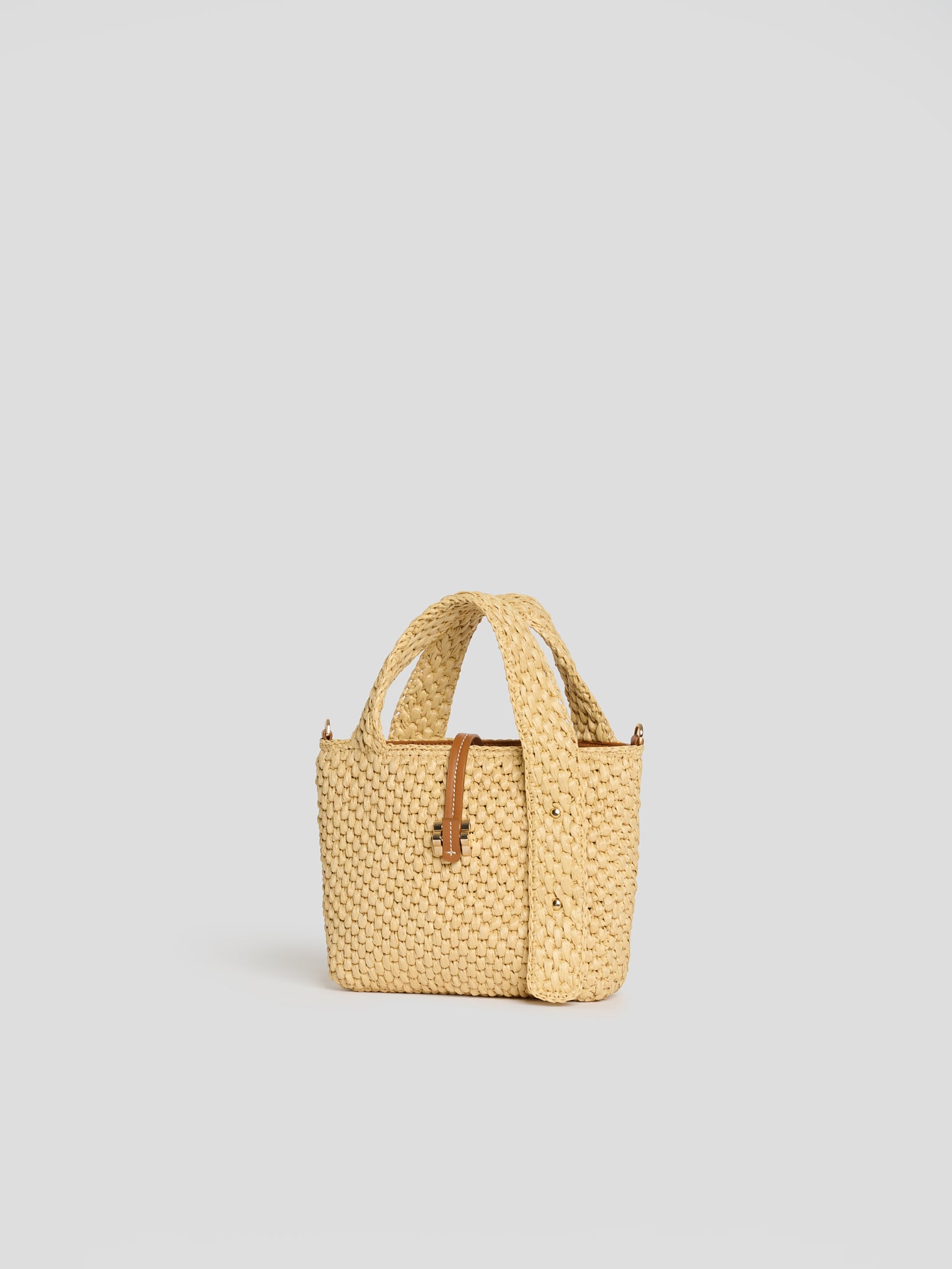 Maddalena Rafia Small Straw