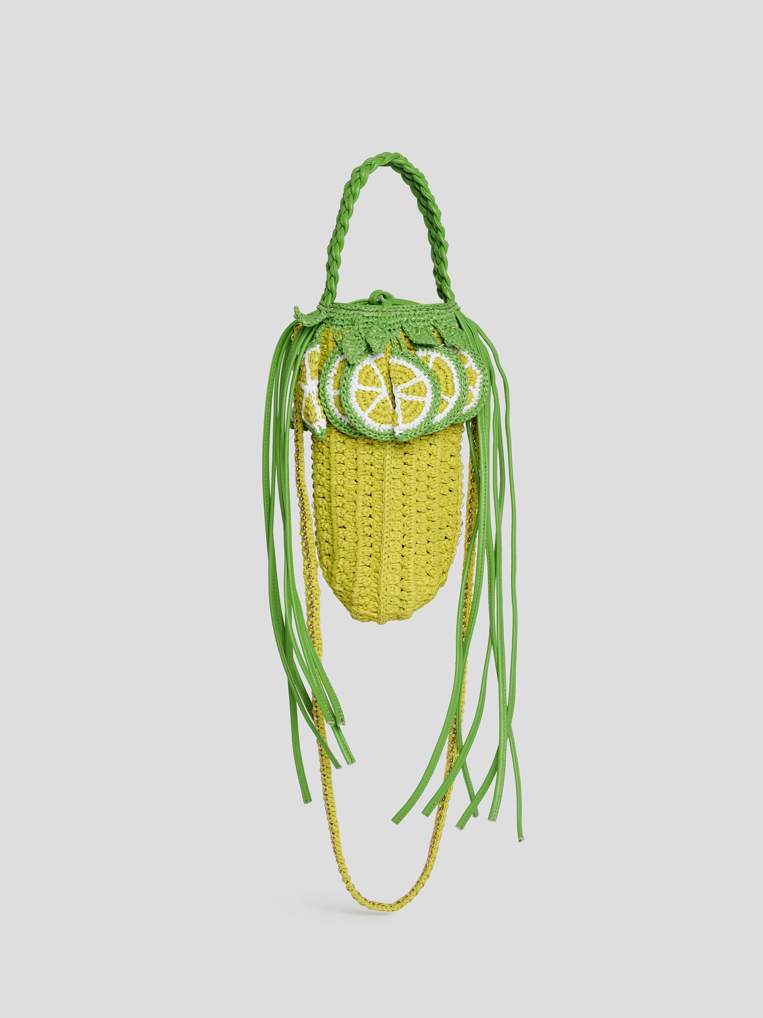 Lime Bucket Bag Giallo Acido