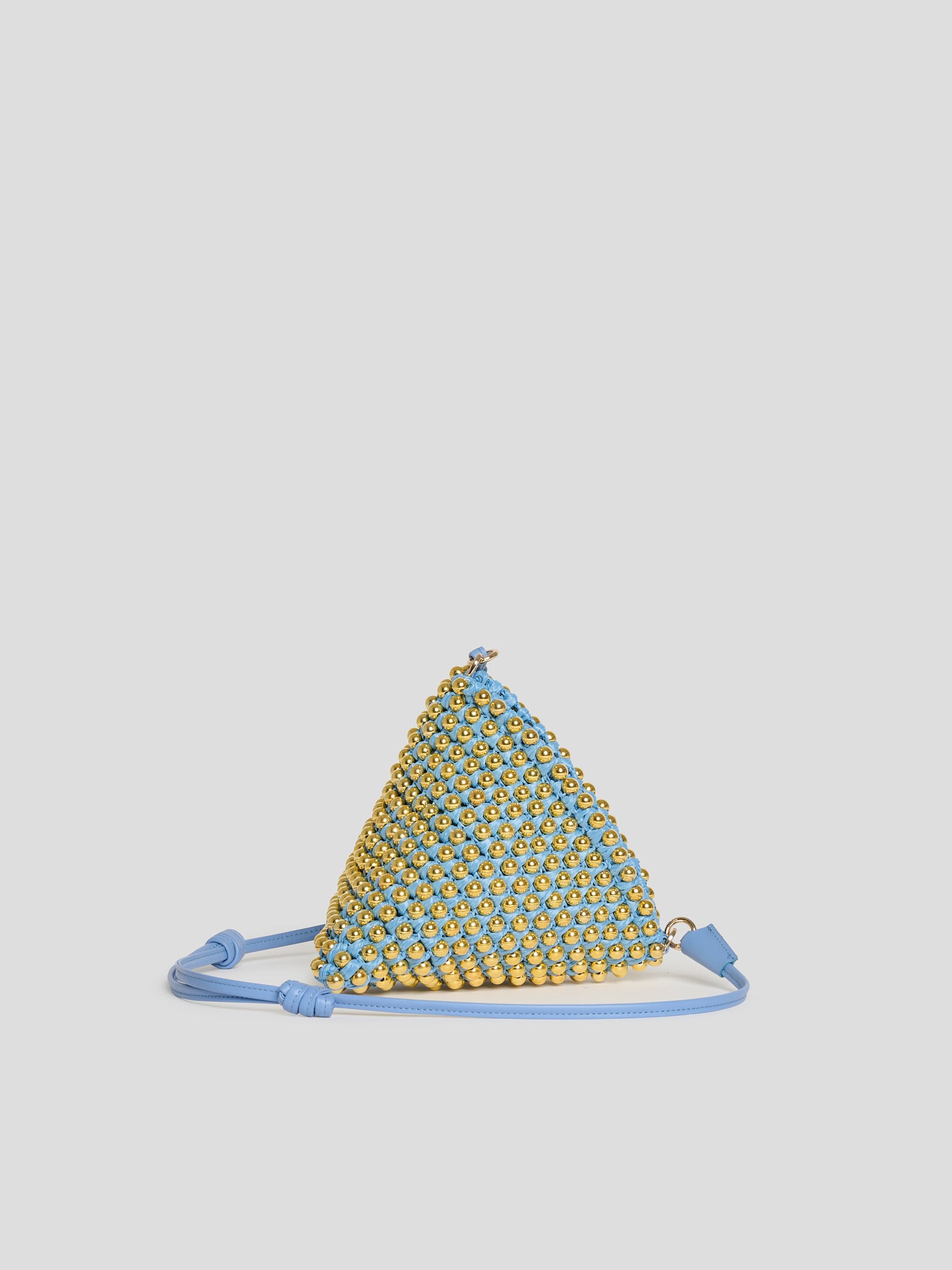 Triangle Beads Blue Sky